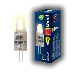 LED-JC-12/1,5W/WW/G4/CL SIZ05TR  Лампа светодиодная с силиконовым покрытием. Свечение теплый белый