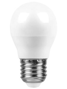 Лампа светодиодная ЭРА GREEN LINE LED P45-6W-840-E27 GL 6Вт шар яркий белый свет E27