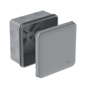 MULTIBOX Коробка распред. 85х85х42 IP66 с 8 мембранными вводами D25 под пистолет СЕРАЯ