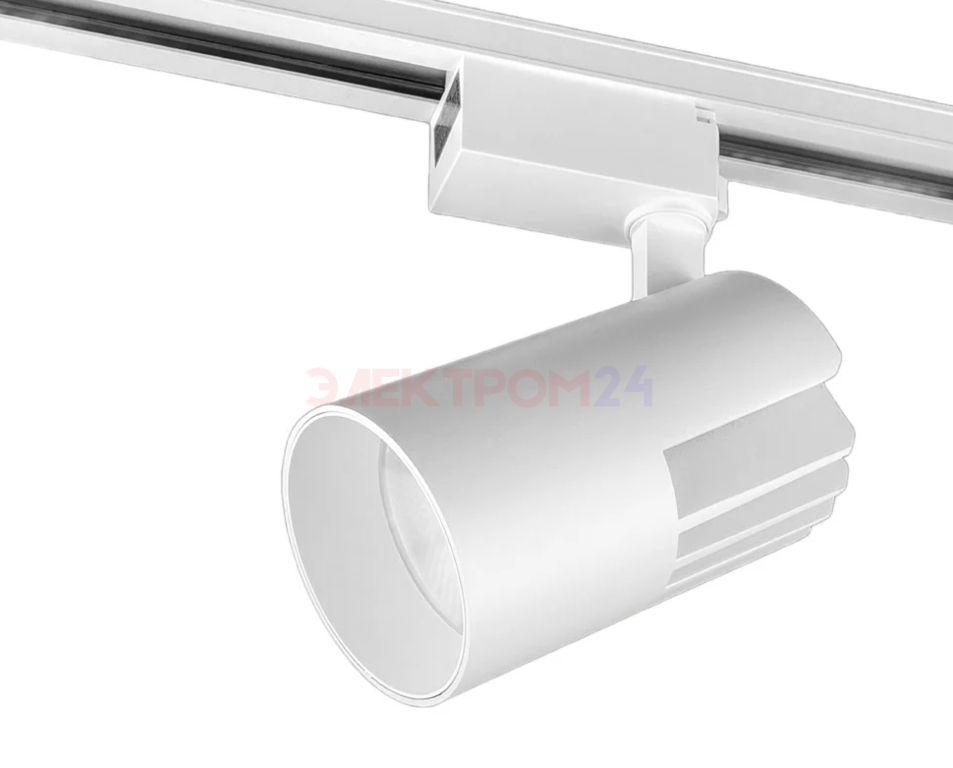 Светильник TRK-102 трековый однофазный 30Вт, белый тм "iSvet" Светильник TRK-102 трековый однофазный 30Вт, белый тм "iSvet"