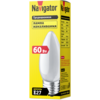 Лампа ЛОН свеча матовая NI-B-60-230-E27-FR Navigator