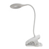 ULM-D601 8W-3000-6000K-DIM WHITE Светильник наст. с/д. прищепка.Диммер. Белый. TM Uniel
