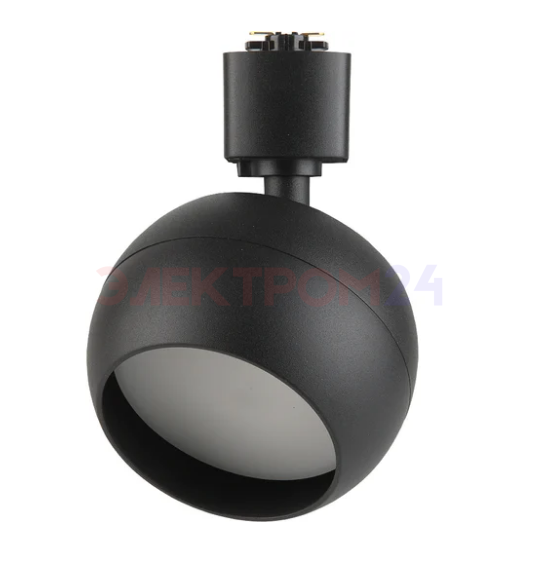 Трековый светильник однофазный General GTR-GX53-1-IP40-B (ЧАША) под лампу GX53, черный Трековый светильник однофазный General GTR-GX53-1-IP40-B (ЧАША) под лампу GX53, черный