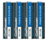 Батарейка GoPower LR6 AA BOX20 Shrink 4 Alkaline 1.5 V