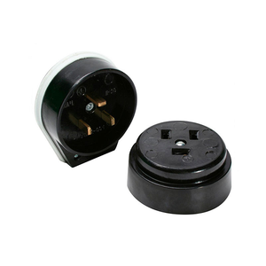 Соединитель СЭ РВШ 32-001 32А 250В 2P+PE О/У Черный Соединитель СЭ РВШ 32-001 32А 250В 2P+PE О/У Черный