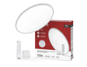 Светильник светодиодный NEO MYSTERY-125RC-WH 125Вт 230В 3000-6500K 10000Лм 465x60мм с пультом ДУ бел