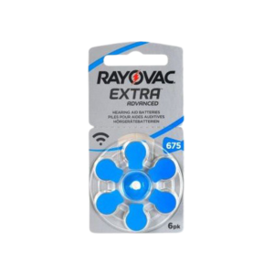 RAYOVAC EXTRA A675 (G13) (6BL) батарейка для слуховых аппаратов
