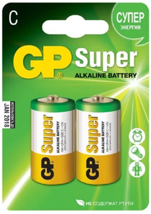 GP Элемент питания LR14 Super Alkaline 14A-CR2