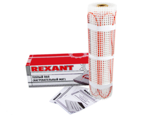 Тёплый пол (нагревательный мат) REXANT Classic RNX -0,5-75 (площадь 0,5 м2 (0,5 х 1,0 м)), 75 Вт дв