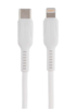 Кабель зарядный GoPower GP21TL  3.0A   Type-C (m) - Lightning (m) силикон белый 1м.