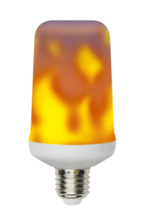 LED-L60-6W/FLAME/E27 Лампа светодиодная декоративная с типом свечения «эффект пламени» ТМ Uniel
