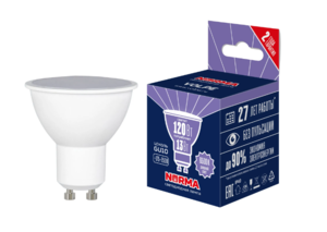 LED-JCDR-13W-6500K-GU10-NR Лампа светодиодная. Форма JCDR. матовая. Серия Norma. Дневной белый свет 