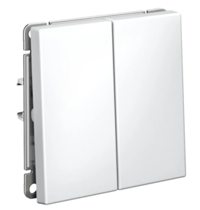 ARTGALLERY 2-клавишный ВЫКЛЮЧАТЕЛЬ, сх.5, 10АХ, механизм, ЛОТОС