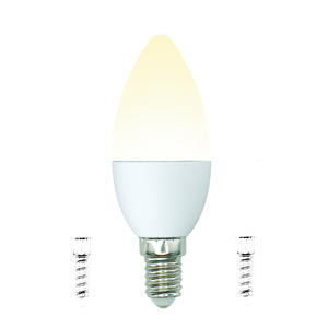 Лампа светодиодная "свеча" матовая 6W/WW/E14/FR/MB 3000K