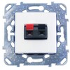 Механизм аудиорозетки UNICA, белая, MGU5.486.18ZD