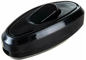 Выключатель 1-клавишный разборный для бра ВБ-01Ч черный IEK Выключатель 1-клавишный разборный для бра ВБ-01Ч черный IEK