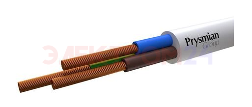 Провод ПВСнг(А)-LS 3х0.75 ГОСТ РЭК/Prysmian Провод ПВСнг(А)-LS 3х0.75 ГОСТ РЭК/Prysmian