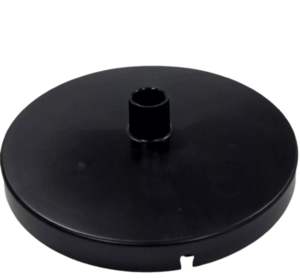 UFP-T60N BLACK Подставка D150мм для изготовления настольного светильника, под трубу D16мм. Черный.