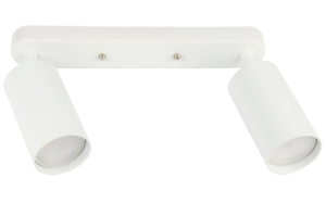 DLC-S620 GU10x2 WHITE Светильник декоративный накладной, серия Sotto. Без ламп, цоколь GU10x2шт. Мет