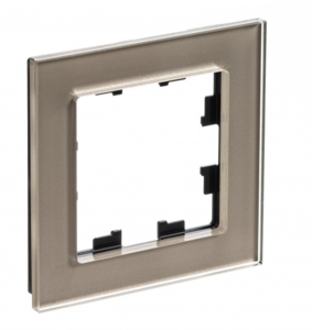 ATLASDESIGN NATURE 1-постовая РАМКА, ОРГАНИЧЕСКОЕ СТЕКЛО ШАМПАНЬ