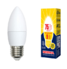 LED-C37-9W-WW-E27-FR-NR Лампа светодиодная. Форма свеча. матовая. Серия Norma.  3000 К
