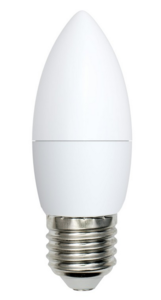 LED-C37-9W-WW-E27-FR-NR Лампа светодиодная. Форма свеча. матовая. Серия Norma.  3000 К