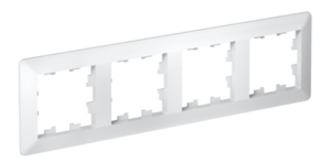 ATLASDESIGN AIR 4-постовая РАМКА, БЕЛЫЙ/дымчатый белый