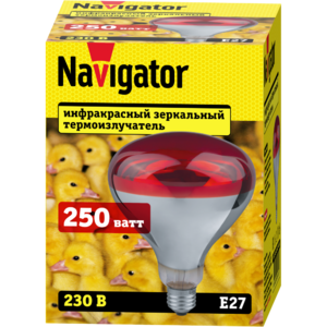 Термоизлучатель NI-R125-250-230-Е27-ИКЗК Navigator