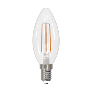 LED-C35-11W/4000K/E14/CL PLS02WH Лампа светодиодная. Форма "свеча", прозрачная. Sky. (4000К). Uniel.