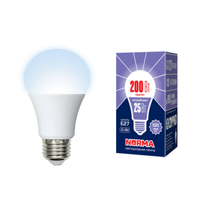 LED-A70-25W/6500K/E27/FR/NR Лампа светодиодная. Форма "A", матовая. Серия Norma.6500К