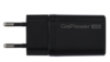 Сетевое зарядное устройство GoPower GPQC09  1USB+1Type-C 35W QC3.0 GAN черный