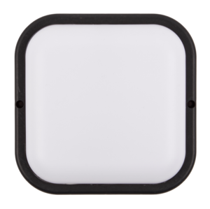 ULW-Q229 18W-4000K IP65 BLACK Светильник с/д. влагозащищенный квадрат корпус черный (155×155×37мм)