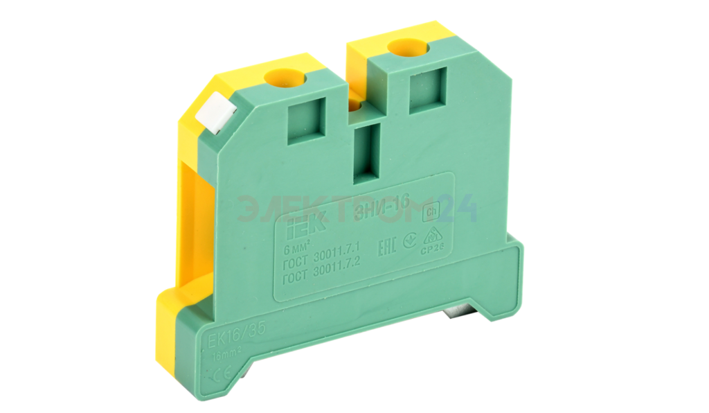 Зажим наборный ЗНИ-16PEN 16мм2 (JXB-земля) IEK Зажим наборный ЗНИ-16PEN 16мм2 (JXB-земля) IEK