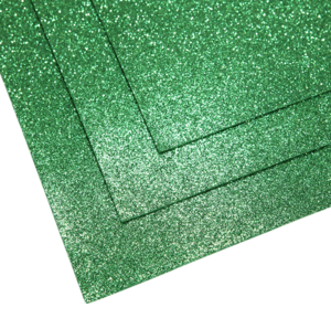 VR-FE4 40T13/S60X70/HPL16H009 Glitter Verde scuro/Темно-зеленый Фоамиран глиттерный, толщина 1.5мм, 