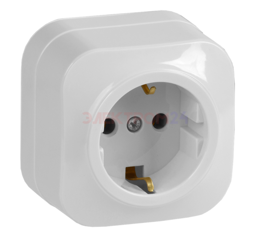 GLORY Розетка 1-местная для открытой установки с заземлением без защитных шторок 16А РС20-3-ХС сосна GLORY Розетка 1-местная для открытой установки с заземлением без защитных шторок 16А РС20-3-ХС сосна