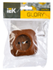 GLORY Розетка 1-местная для открытой установки без заземления без защитных шторок 10А дуб IEK GLORY Розетка 1-местная для открытой установки без заземления без защитных шторок 10А дуб IEK