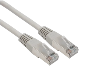 Патч-корд провод сетевой витая пара F/UTP с коннекторами RJ45 ,в сборе 3.7 м.