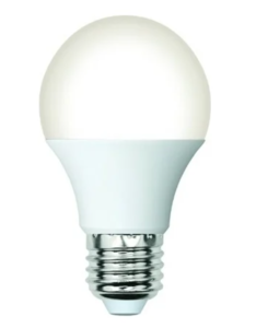 LED-A60-12W-6500K-E27-FR-SLS Лампа светодиодная. Форма A. матовая. Дневной свет 6500K. ТМ Volpe