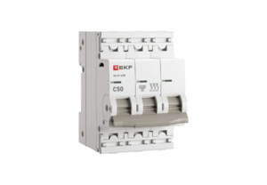 Автоматический выключатель ВА 47-63N 3P 50А (C) 4,5 кА PROXIMA EKF