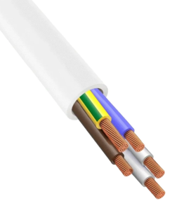 Провод ПВС 5х4 белый ГОСТ ВЭКЗ