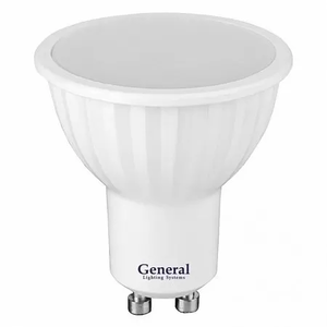 Лампа светодиодная General Стандарт GLDEN-MR16-7-230-GU10-3000, 660314, GU-10, 3000 К