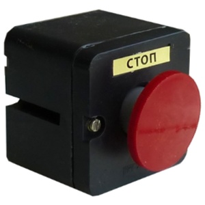 Пост кнопочный ПКЕ 212-1-У3-IP40-КЭАЗ (красный гриб)