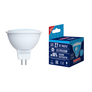 LED-JCDR-7W/NW/GU5.3/NR Лампа светодиодная. Форма "JCDR", матовая. Серия Norma 4000K