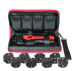 Набор в сумке СТК+8 серия ПРОФИ пресс-клещи (кримпер) с восемью матрицами для опрессовки наконечнико