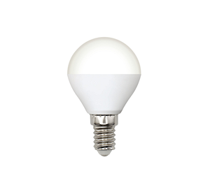 LED-G45-5W/3000K/E14/FR/SLS Лампа светодиодная. Форма "шар", матовая. Теплый белый свет (3000K). ТМ 