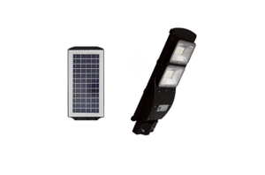 ULV-M42S-60W/4000К/SOL SENSOR IP65 BLACK Светильник светодиодный уличный консольный на солнечной бат