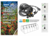 UDL-K230 6-E27-5M IP54 BLACK BELT-LIGHT GREENHOUSE Гирлянда для освещения теплиц 5м (6 подвесов 1м)