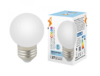 LED-G45-1W/6000K/E27/FR/С Лампа светодиодная Форма "шар", матовая. (6000K). ТМ Volpe.