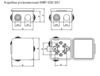 Коробка распаяч КМР-030-031 с крышко/наружн (83х83х54) 7 мембранных вводов IP54 EKF PROxima