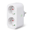 USH-A102 2G-WF WHITE Умный сетевой разветвитель Wi-Fi. 2 гнезда.16A. До 3680Вт. Голосовое управление